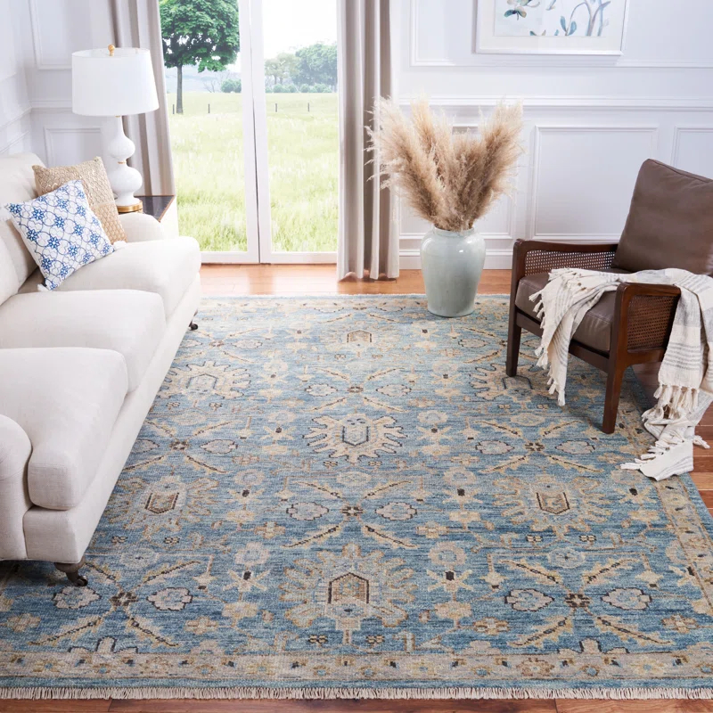 Oriental Hand Knotted 80% Wool And 20% Cotton Oriental Rug