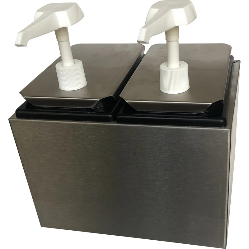 Carlisle Food Service Products Carlisle Food Service Products Stainless Steel Condiment Dispenser & Holder Buffet Accessory