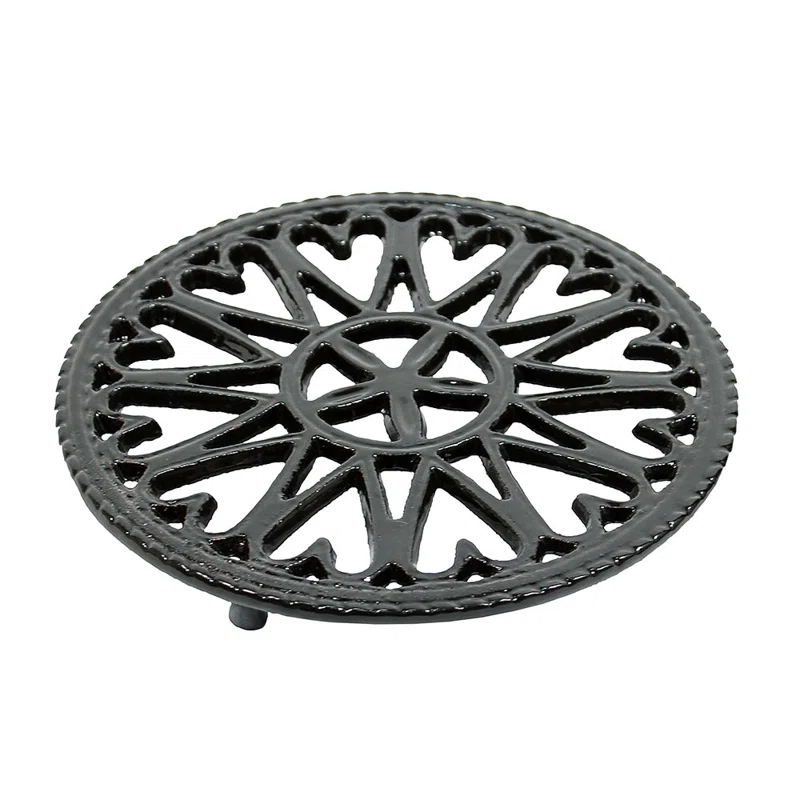 Highland Dunes Metal Round 1 Piece Trivet