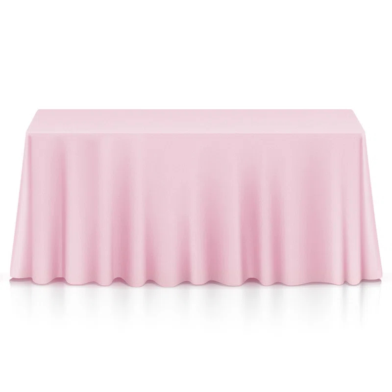 Lann's Linens Solid Color Rectangular Tablecloth