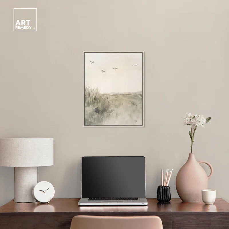 Art Remedy Gaviotas Canvas Boho Minimalist Abstract Wall Art by Art Remedy