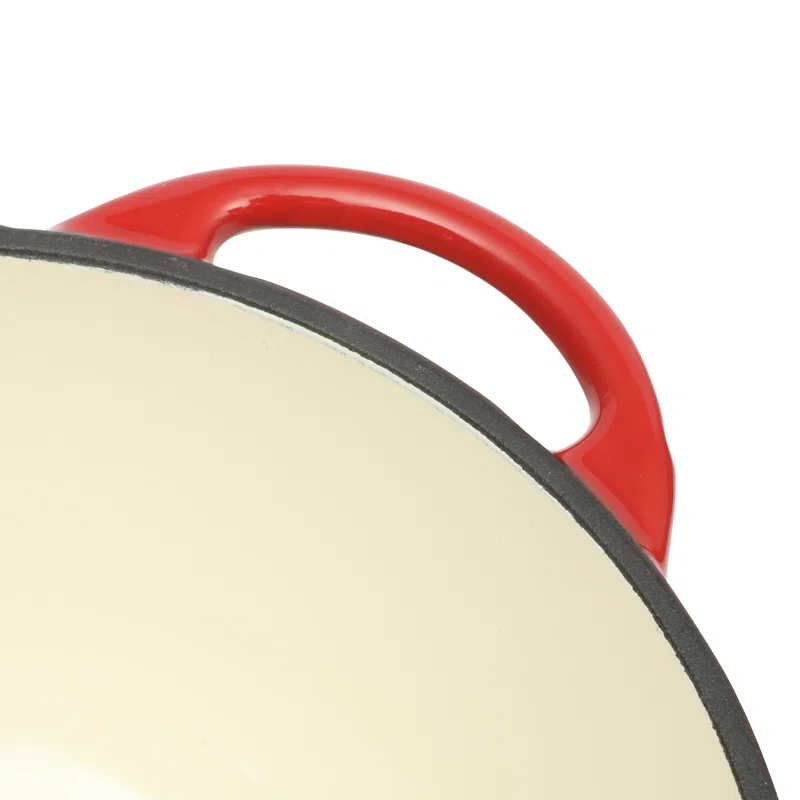 Gibson Home Gibson Home Addlestone 2.65 Quart Enamel Cast Iron Dutch Oven - Red