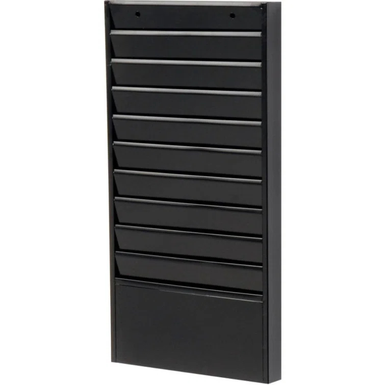 Global Industrial Stainless Steel Hanging Files Open