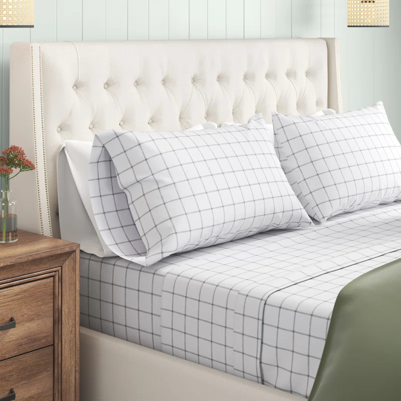 Truly Soft Plaid Microfiber Sheet Set & Reviews | Wayfair