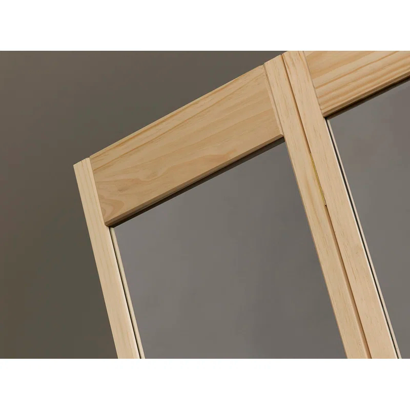 LTL Home Products 80.5'' Solid Wood Glass Unfinished