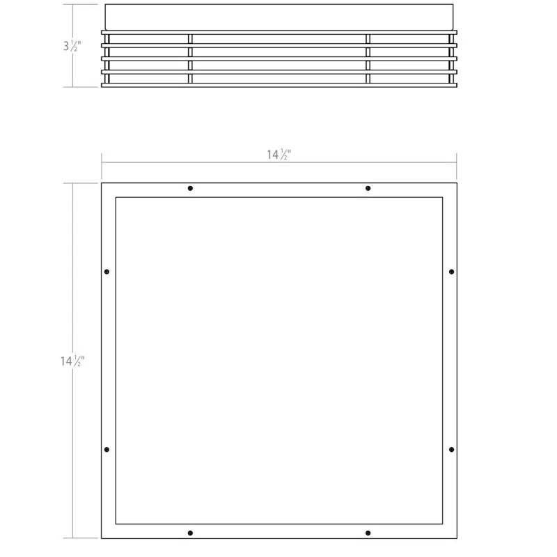 Marue Acrylic LED Flush Mount