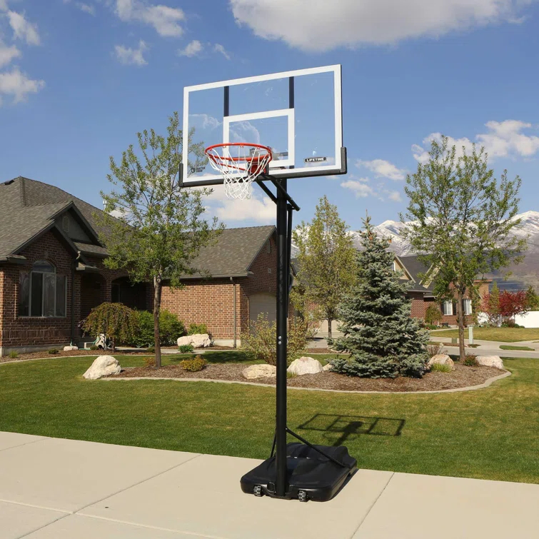 Lifetime Lifetime Height Adjustable Portable Basketball Hoop (54" Polycarbonate Backboard)