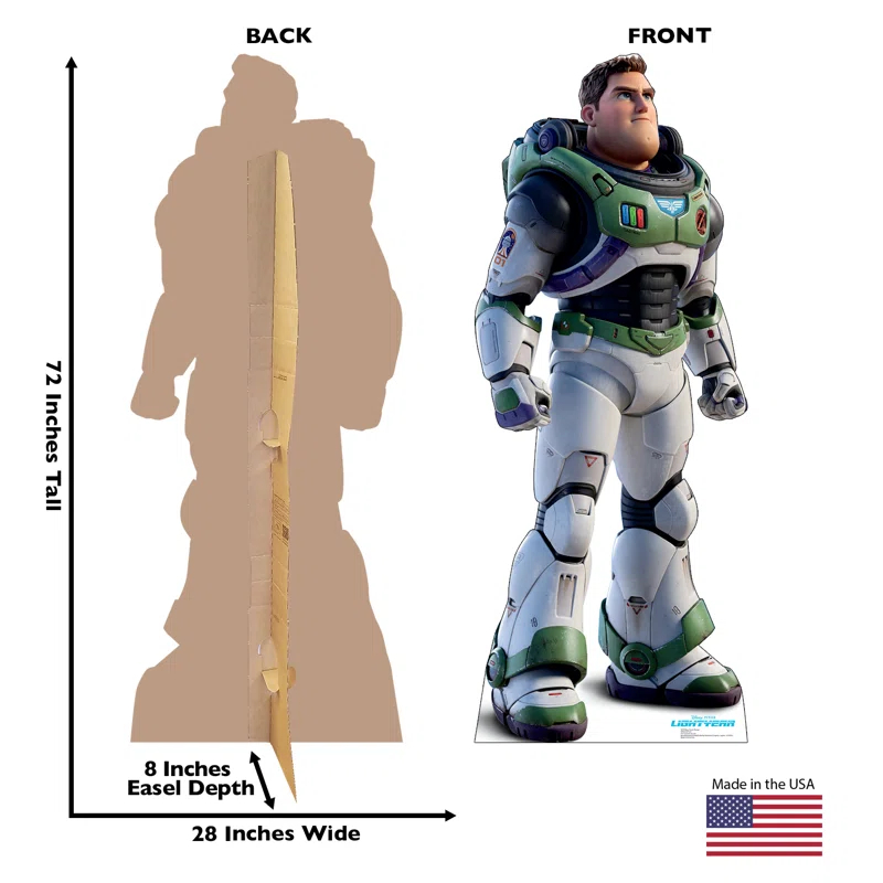 72'' Disney/Pixar Cardboard Standup