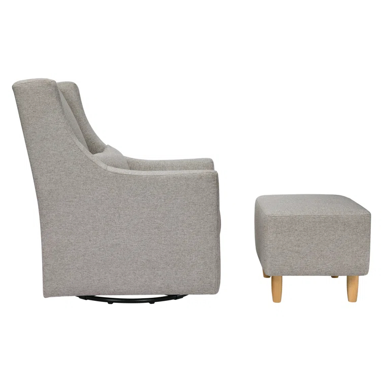 Toco Swivel Glider with Ottoman Set