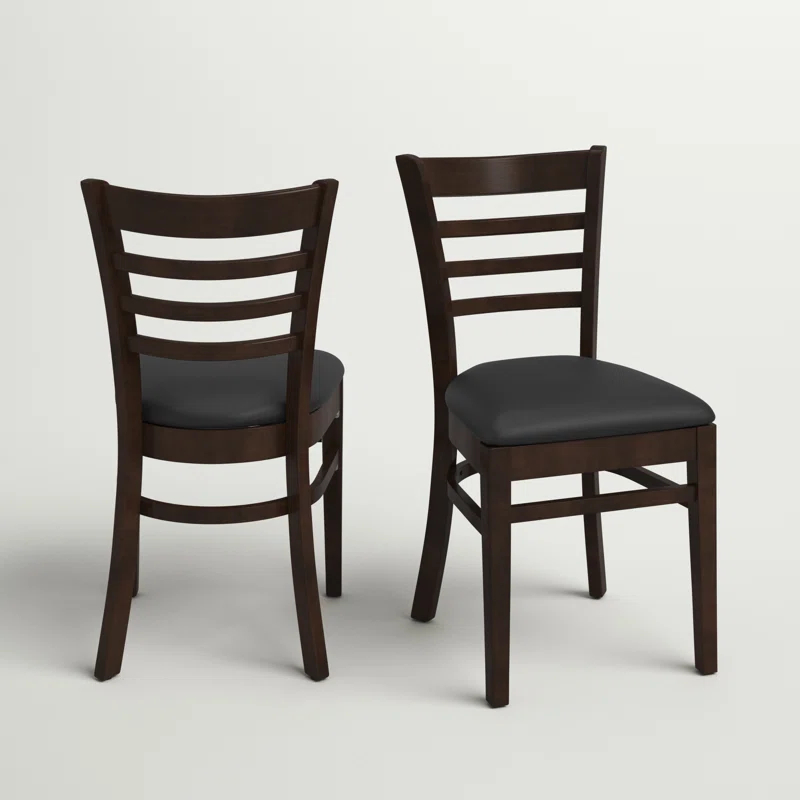 Red Barrel Studio® Ladder Back Wooden Restaurant Chair