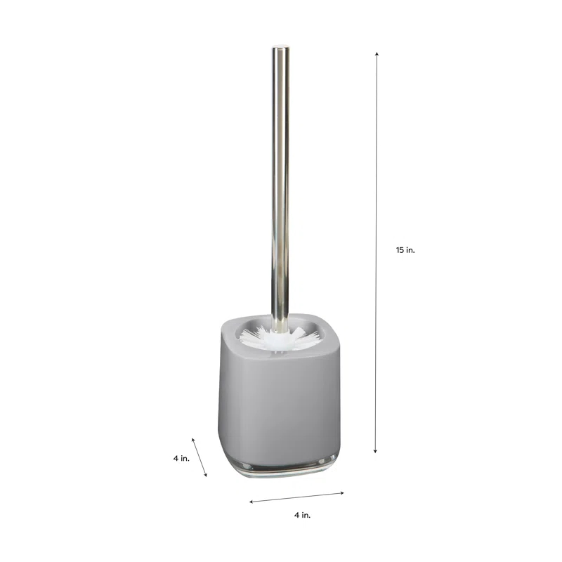 Bath Bliss Bath Bliss Plastic Toilet Brush And Holder