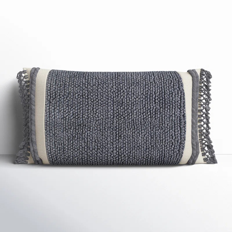 Rizzy Home Fringed Throw Pillow