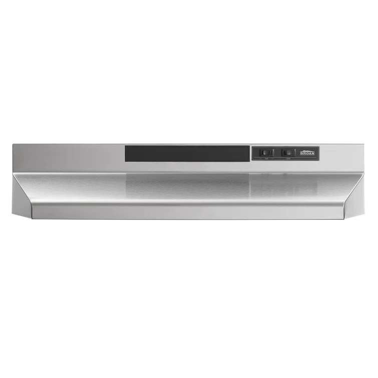 Broan NuTone Broan NuTone 24" Steel 190 CFM Convertible Under Cabinet Range Hood with Mesh Filter F402404