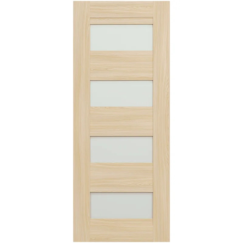 Belldinni Avon 07-08 Solid Manufactured Wood and Glass Standard Door Slab