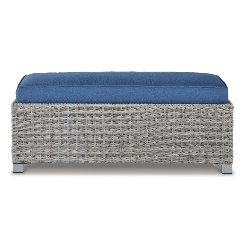 Latitude Run® Lylou Beach Rattan Picnic Bench | Wayfair