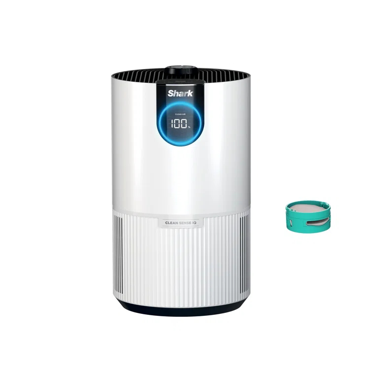 Shark Shark HP132 Clean Sense Air Purifier with Odor Neutralizer Technology, HEPA Filter, 500 sq. ft.White