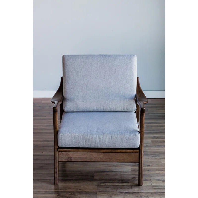 George Oliver Boye Slate Lounge Chair with Removable Cushions