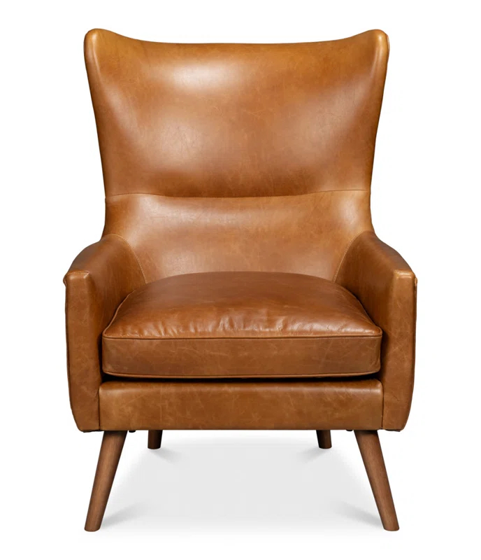 Sarreid Ltd Patron Upholstered Wingback Chair
