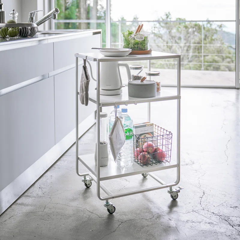 2-Tiered Rolling Kitchen Cart