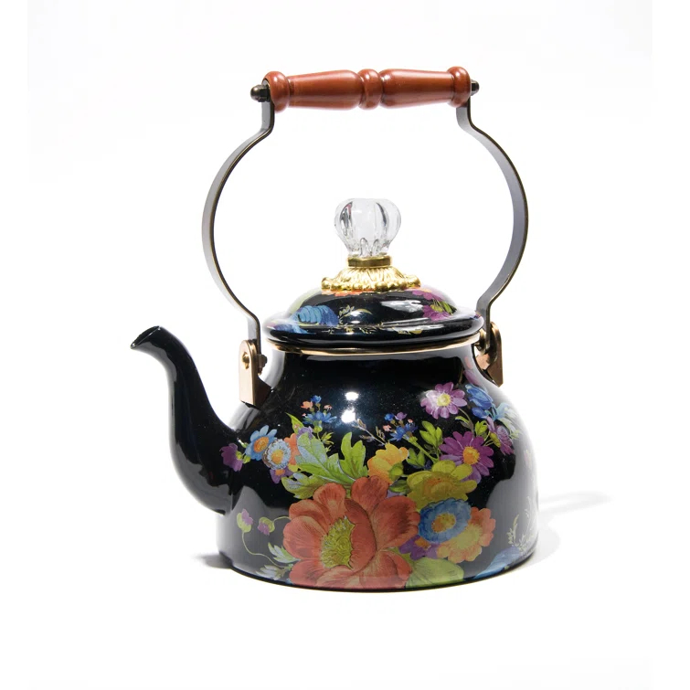 Flower Market 2 Quart Tea Kettle