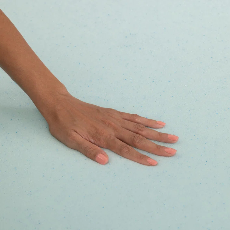 Beautyrest ThermaGel Deluxe Memory Foam Mattress Topper, 2 Inch & Reviews | Wayfair