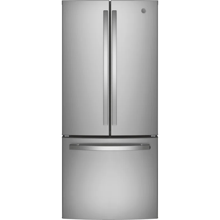 GE Appliances Energy Star 30" French-Door 20.8 Cu. ft. Refrigerator GNE21FYKFS