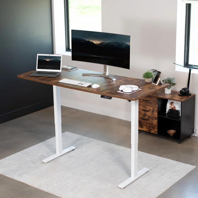 Vivo VIVO Single Motor Electric Desk with Push Button Memory Controller