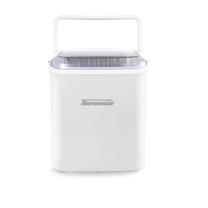 THERMOSTAR Thermostar 26-Pound Automatic Self-Cleaning Portable Countertop Ice Maker Machine With Handle