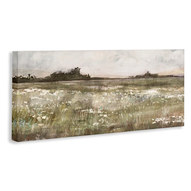 Stupell Industries " Rural Country Meadow " by Nina Blue Painting Print