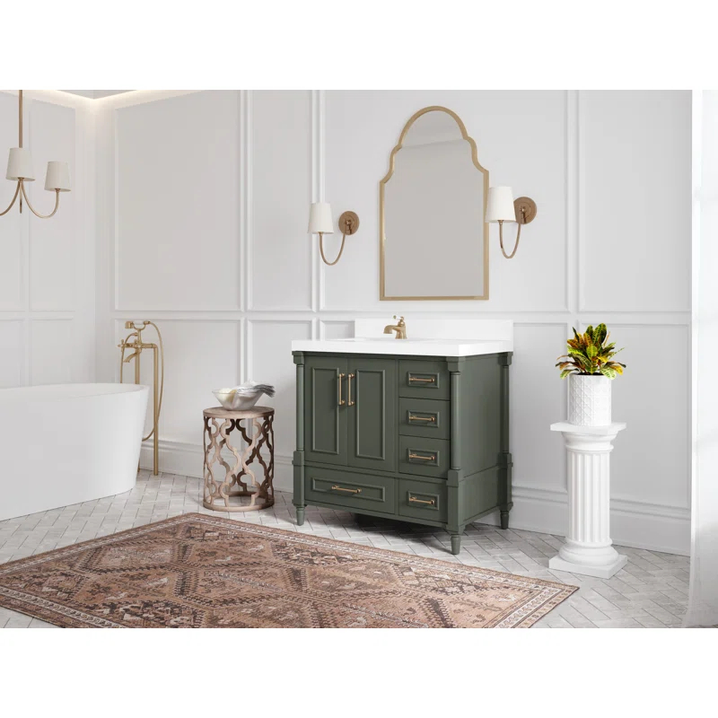 Willow Collections Aberdeen 36'' Single Bathroom Vanity with Top