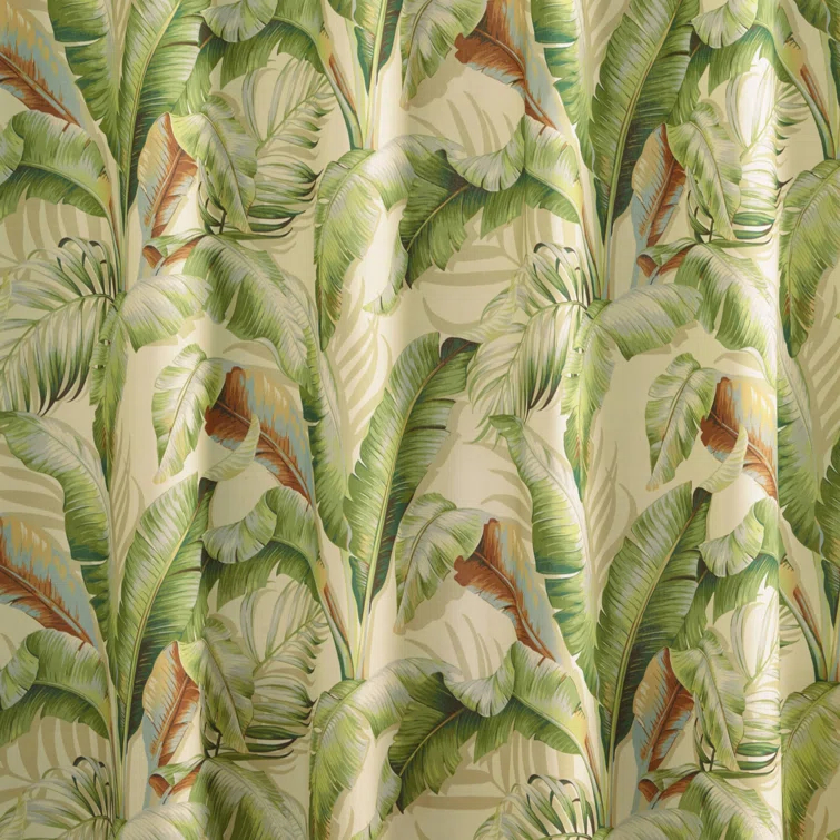 Tommy Bahama Home Palmiers Cotton Floral Shower Curtain