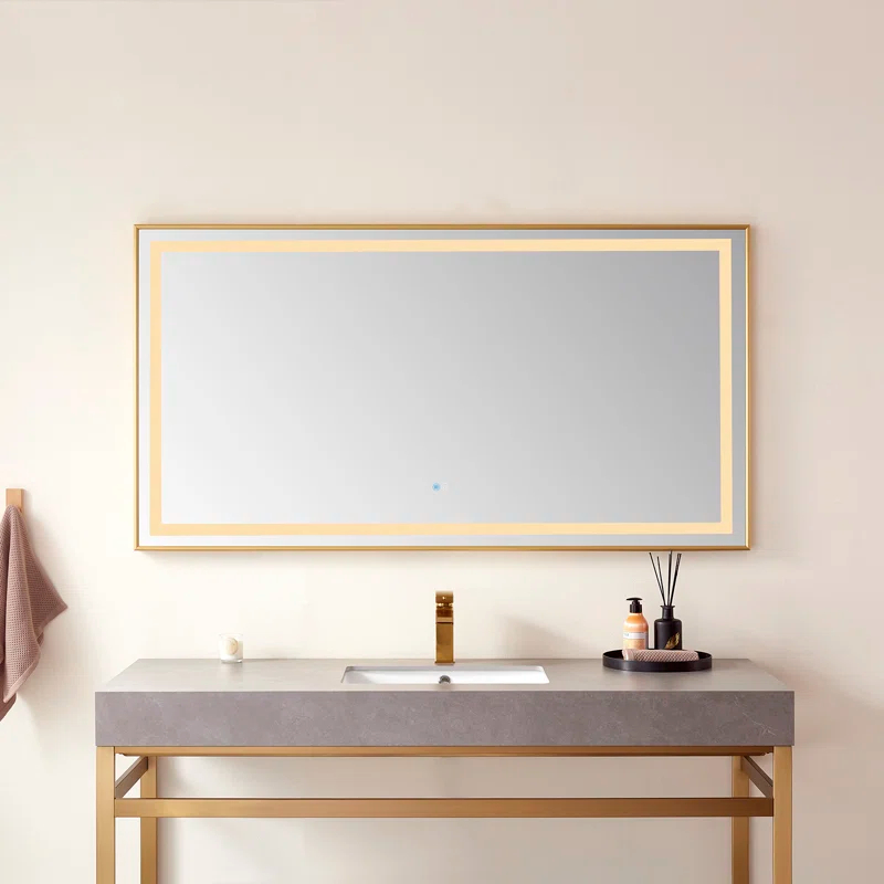 Vinnova Metal Flat LED Wall Mirror