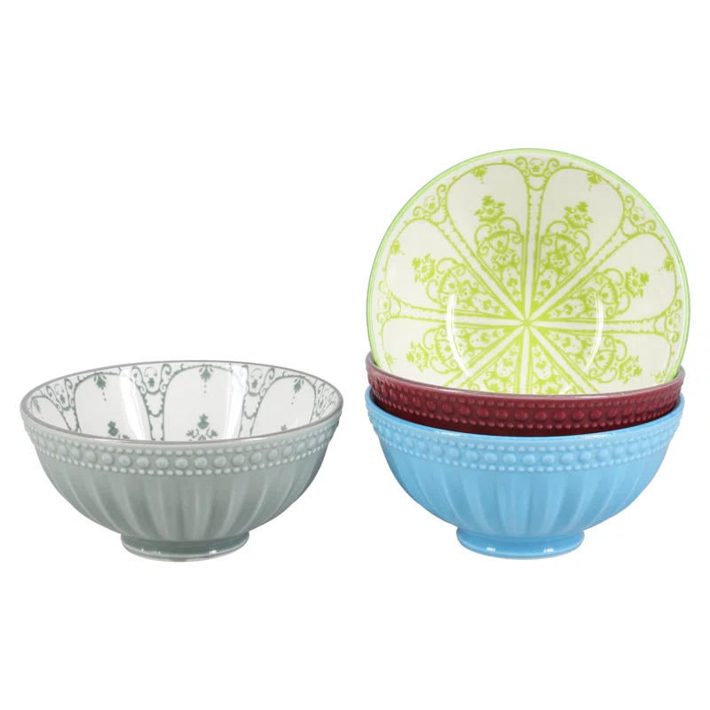 BIA Cordon Bleu BIA Cordon Bleu Ooh La La Emeline Assorted 10-Ounce Bowls (Set of 4)