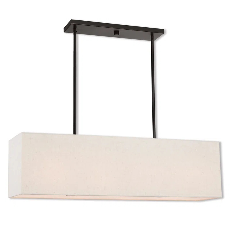 Lighting Lumens 4 - Light Square / Rectangle Chandelier