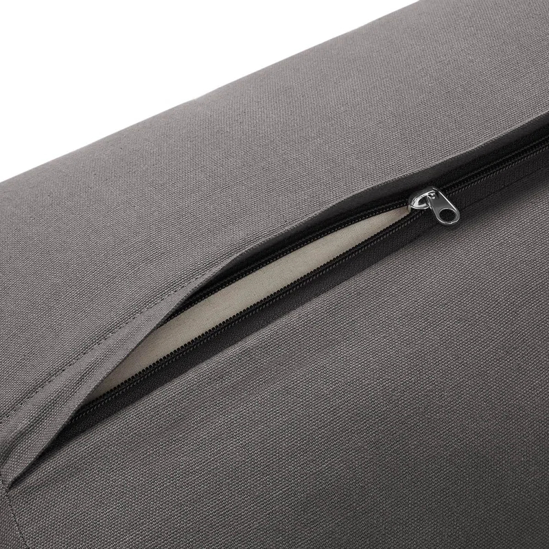 Node Fitness 25" x 12" x 6" Rectangular Floor Pillow and Meditation Bolster