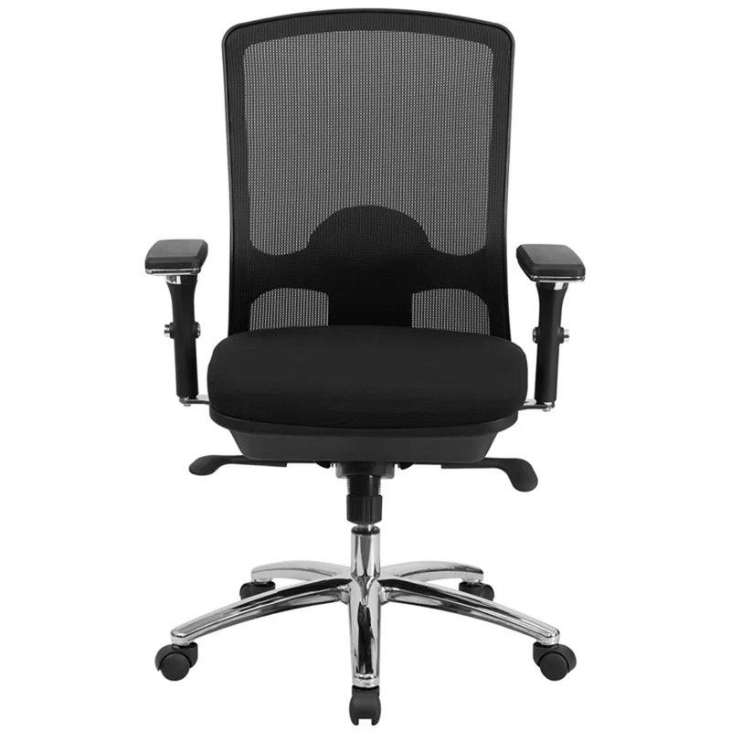 Flash Furniture Hercules 24/7 Intensive Use Big & Tall 350 lb. Rated Mesh Multifunction Chair