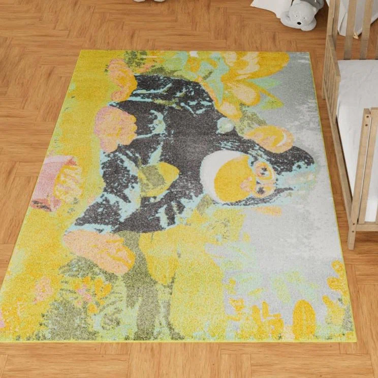 Unique Loom Unique Loom Gorilla Whimsy Kids Rug