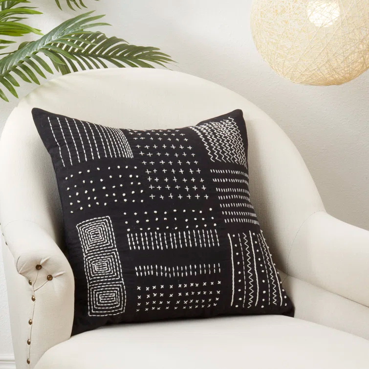 Saro Jacoby Collection Cotton Pillow Cover