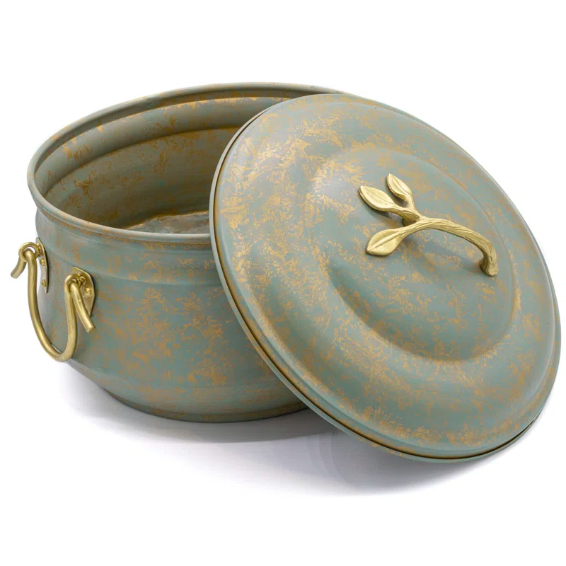 Good Directions Sedona Metal Container Hose Pot
