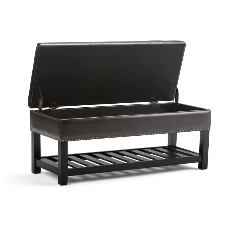 Lomond Faux Leather Upholstered Storage Bench