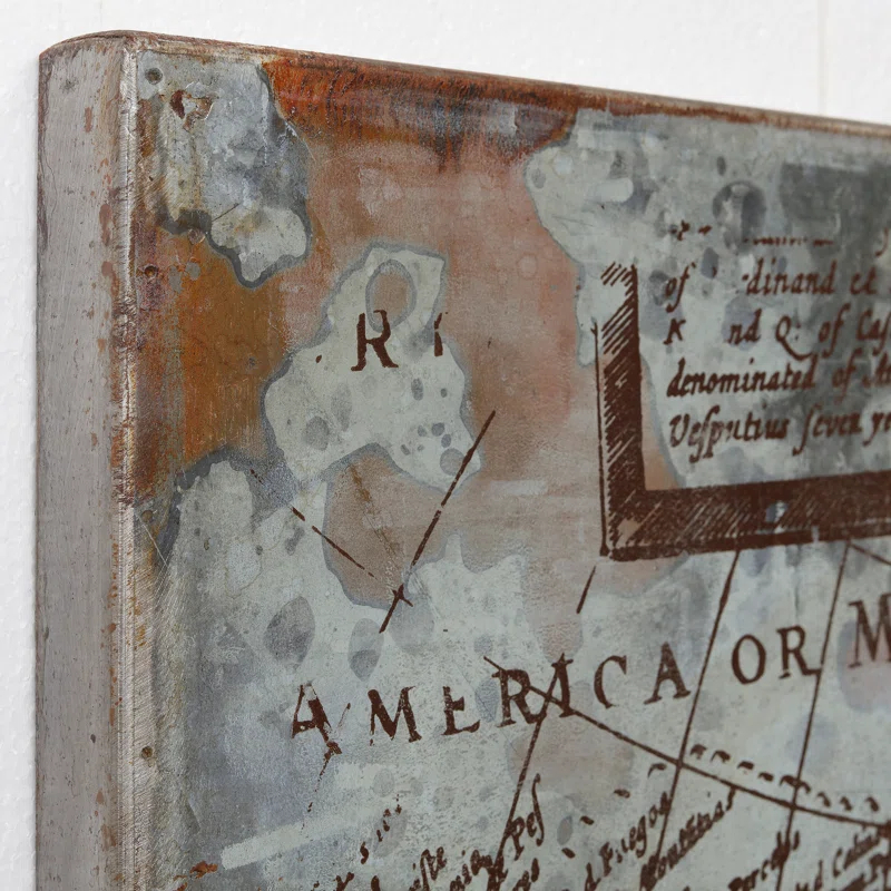 Handmade Modern Transportation Wall Decor on Metal