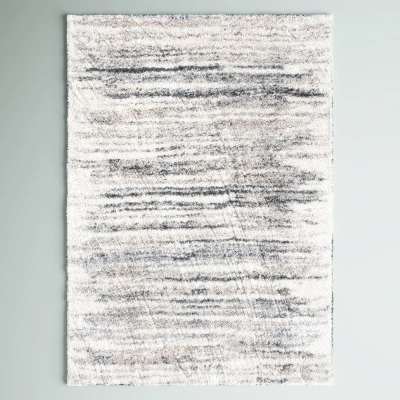 Steelside™ Ackley Ivory/Gray Area Rug