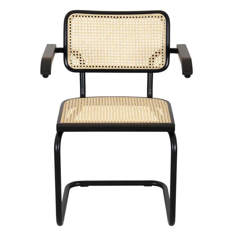 Breuer Chair Company Marcel Breuer Cesca Cane Cantilever Dining Armchair Arm Chair