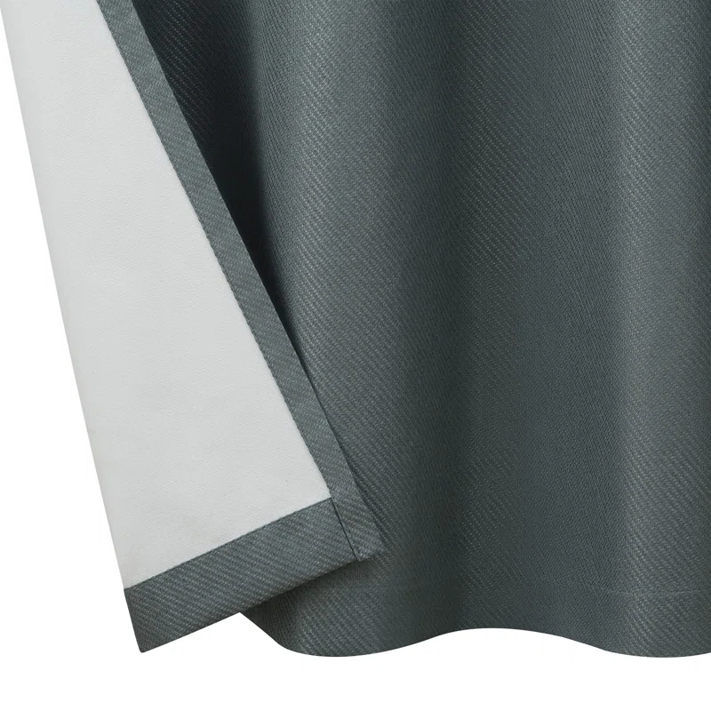 Nautica Nautica Synthetic Solid Color Blackout Thermal Rod Pocket Curtain Panels (Set of 2)