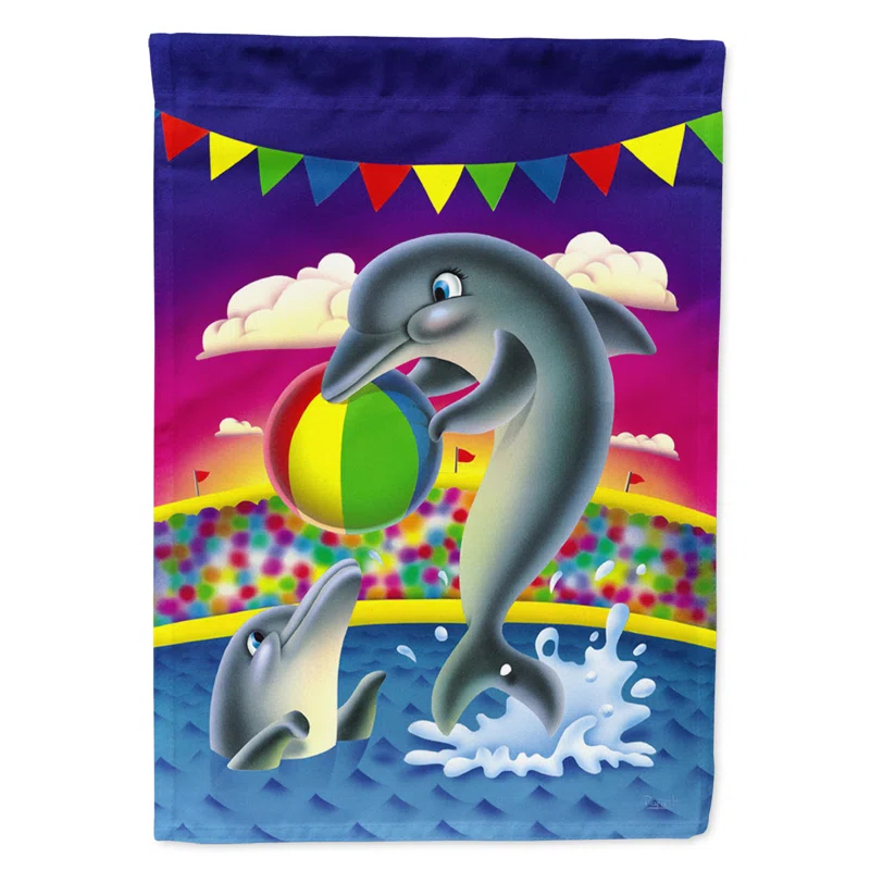 Caroline's Treasures Botelho Double Sided 15'' H x 11'' W Polyester Animal Garden Flag