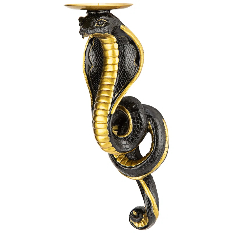 Design Toscano Renenutet Egyptian Cobra Goddess Wall Sconce (Set of 2)
