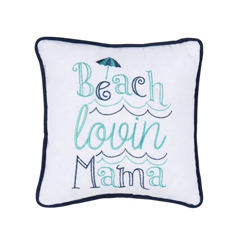 C&F Home Beach Lovin Mama Pillow