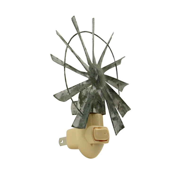 Treasure Gurus Windmill Plug-In Wall Lamp Safety Night Light