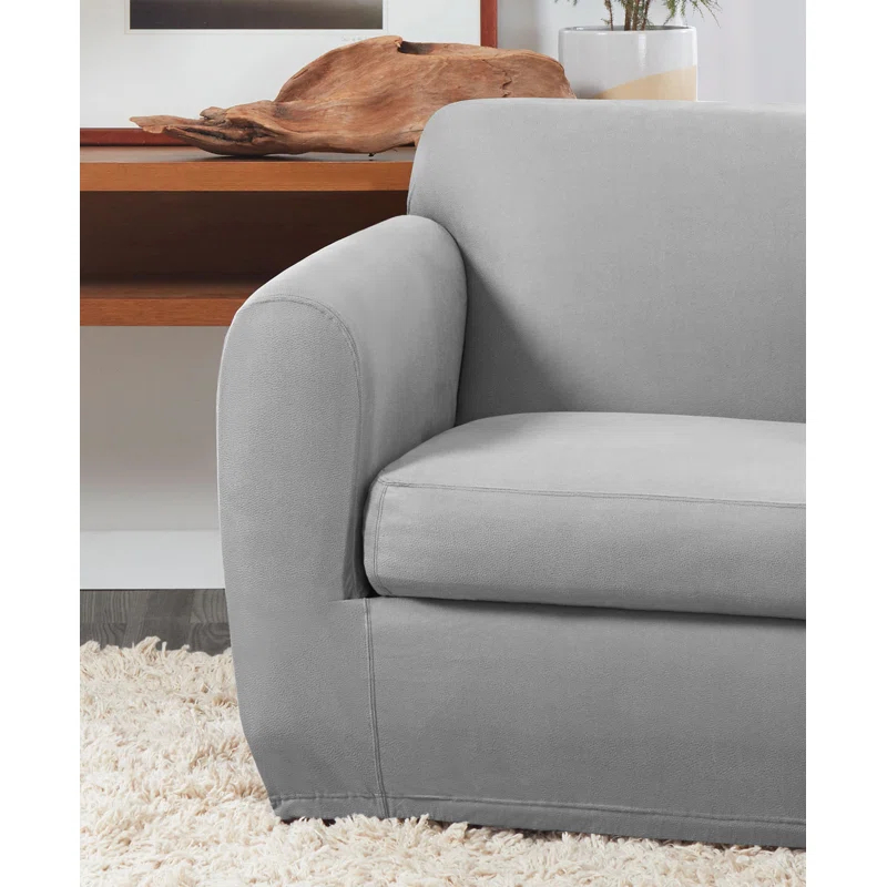 Sure Fit Box Cushion Armchair Slipcover