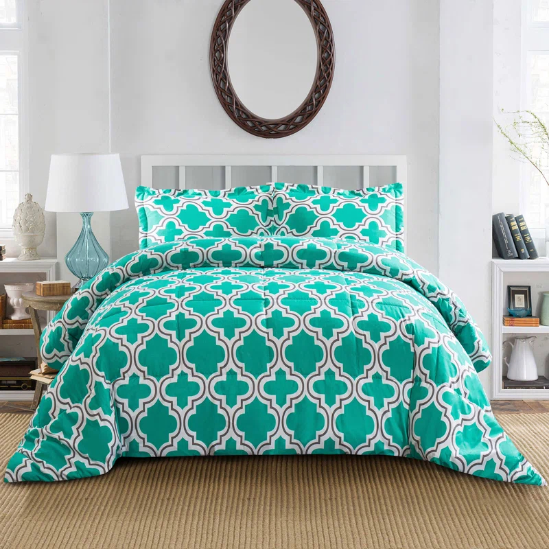 Superior Superior Trellis Trellis Hypoallergenic Down Alternative 3Pc Comforter Set